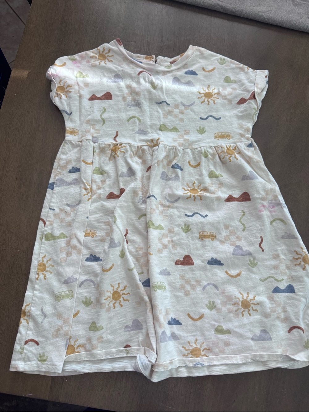 Little Co. by Lauren Conrad Irvy Retro Theme Dress 7 NWOT